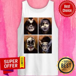 Official Kiss Of Terror Horror Movies Characters Tank Top