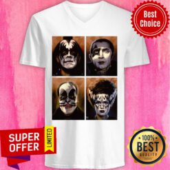 Official Kiss Of Terror Horror Movies Characters V-neck