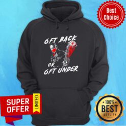 Official Negan Mask 6ft Back Or 6ft Under Hoodie