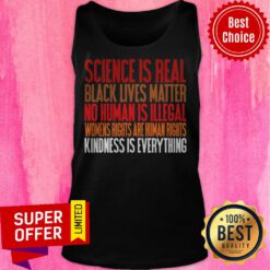 Official Science Is Real Black Lives Matter Tank Top