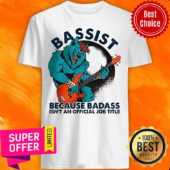 Playing Guitar Bassist Because Badass Isn’t And Official Job Title Sweater Shirt