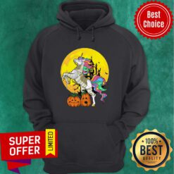 Premium Halloween Unicorn Vintage Hoodie