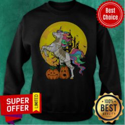 Premium Halloween Unicorn Vintage Sweatshirt
