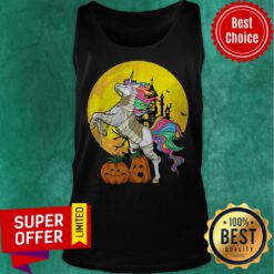 Premium Halloween Unicorn Vintage Tank Top