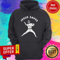 Premium Jesus Saves Baseball Hoodie