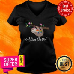 Premium Mama Sloth LGBT V-neck