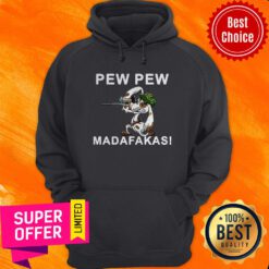 Premium Pew Pew Madafakas Pew Funny Dogs Lover Hoodie
