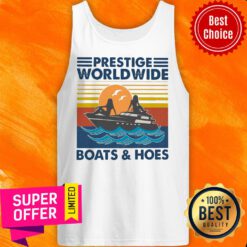 Premium Prestige Worldwide Boats and Hoes Sweater Tank Top