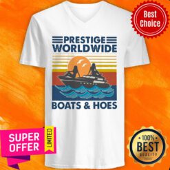 Premium Prestige Worldwide Boats and Hoes Sweater V-neck