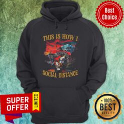 Premium This Is How I Social Distance Climbing Hoodie