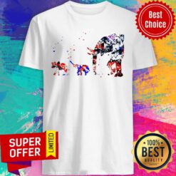 Top Baby Elephant Mother Shirt