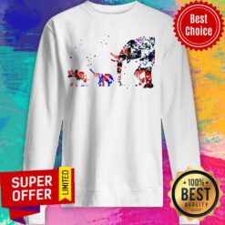 Top Baby Elephant Mother Sweatshirt