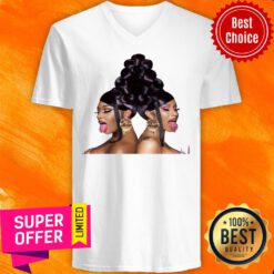 Top Cardi B and Megan Thee Stallion V-neck