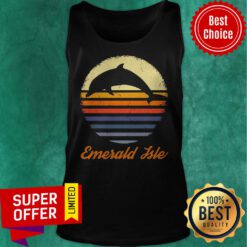 Top Emerald Isle North Carolina NC Dolphin Tank Top