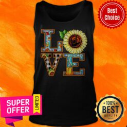Top Love Sunflower Spring Summer Fall Tank Top