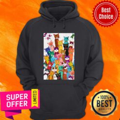 Top Multi Cat And Kitten Hoodie