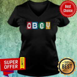 Top Obey V-neck