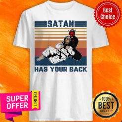 Top Santa Has Your Back Vintage Sweater Shirt