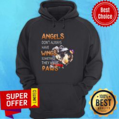 Angels Don’t Always Have Wings Sometimes They Have Paws Hoodie