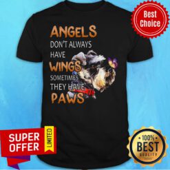 Angels Don’t Always Have Wings Sometimes They Have Paws Shirt