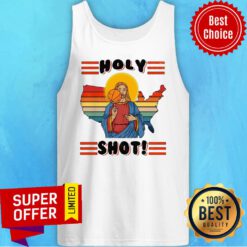 Awesome Basketball Jesus Holy Shot Vintage Tank Top