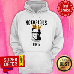 Awesome Ruth Bader Ginsburg Notorious RBG Crown Hoodie