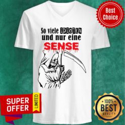 Awesome So Viele Idioten Und Nur Eine Sense V-neck