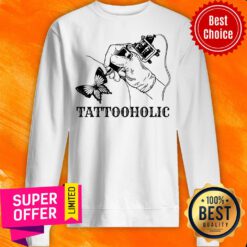 Awesome Tattooholic Buffterfly Sweatshirt