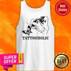 Awesome Tattooholic Buffterfly Tank Top