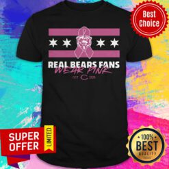 Bears Unveil New Real Bears Fans Wear Pink Chicago Bears Shirt