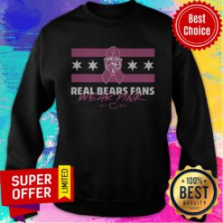 Bears Unveil New Real Bears Fans Wear Pink Chicago Bears Sweatshirt