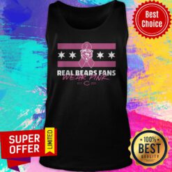 Bears Unveil New Real Bears Fans Wear Pink Chicago Bears Tank Top