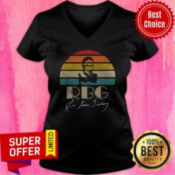 Funny Ruth Bader Ginsburg RBG Vintage V-neck