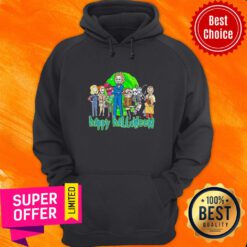 Top Horror Character Style Rick And Morty Happy Halloween Hoodie