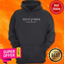 Premium End Of An Error January 20th 2021 Three Star Red White Blue Hoodie