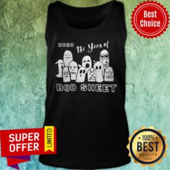 Nice 2020 The Year Of Boo Sheet Halloween Tank Top