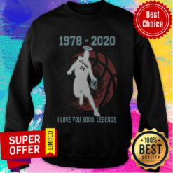 Nice Black Mamba 1978 2020 I Love You 3000 Legends Sweatshirt