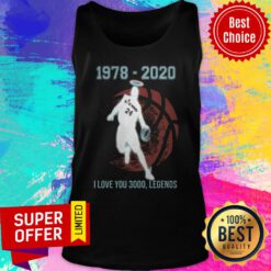 Nice Black Mamba 1978 2020 I Love You 3000 Legends Tank Top
