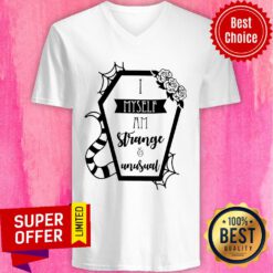 Nice I Myself Am Strange And Unusual V-neck