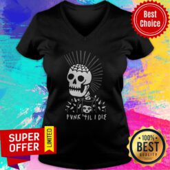 Nice Punk Til I Die V-neck