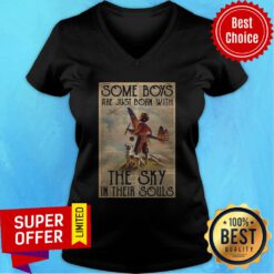 Nice Some Boys Are Just Born With The Sky In Their Souls V-neck