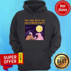 Nice The One With The Halloween Party Chandler Bing Bunny Vs Joey Hoodie