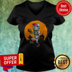 Nice Zombile Baseball Halloween V-neck