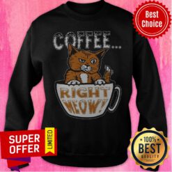 Official Coffee Right Meow Sweatshirt