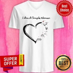 Official I Am A Simple Woman V-neck