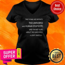 Official Science 7w0 7h1n65 4r3 1nf1n173 V-neck