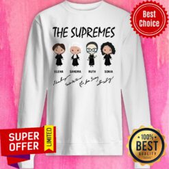 Official The Supremes Elena Sandra Ruth Sonia Signature Sweatshirt