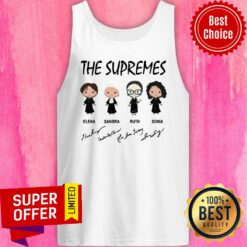 Official The Supremes Elena Sandra Ruth Sonia Signature Tank Top