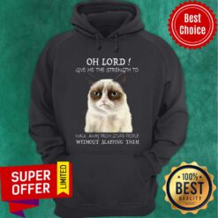 Oh Lord Give Me The Strength To Walk Away From Stupid People Without Slapping Them Hoodie