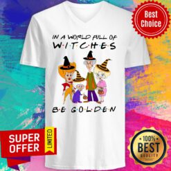 Premium In A World Full Of Witches Be Golden V-neck